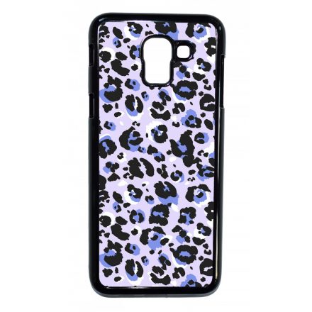 Purple Leopard Wild Beauty Animal Fashion Csajos Allat mintas Samsung Galaxy J6 (2018) tok