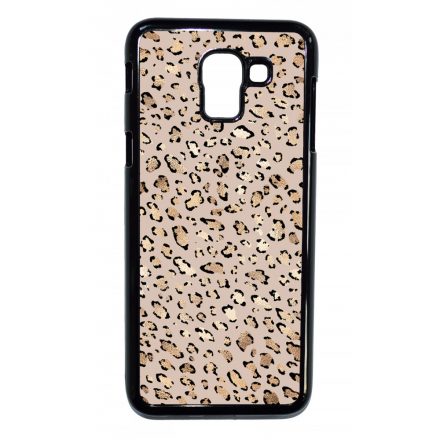 Rose Gold Leopard Wild Beauty Animal Fashion Csajos Allat mintas Samsung Galaxy J6 (2018) tok