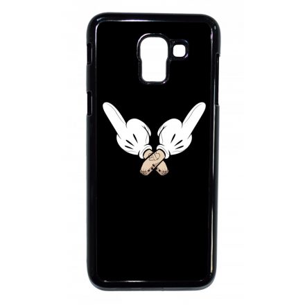 Anti social Mickey Antisocial Antiszocialis Meno Trendi Samsung Galaxy J6 (2018) tok