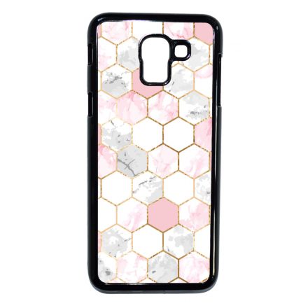 Geometric Rose Gold marvanyos marvany mintas Samsung Galaxy J6 2018 tok