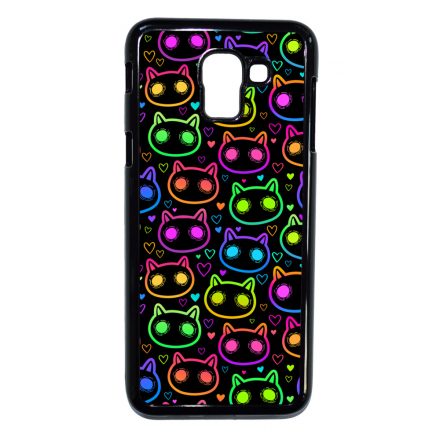 Halloween Macskak - Colored Samsung Galaxy J6 2018 tok