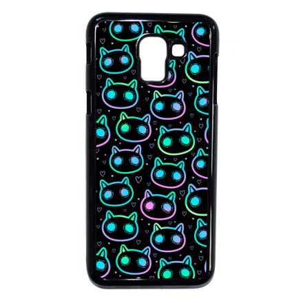 Halloween Macskak - Blue Samsung Galaxy J6 2018 tok