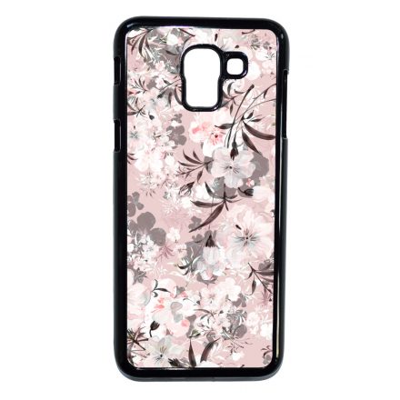 Puderpink tavaszi viragos Samsung Galaxy J6 2018 tok