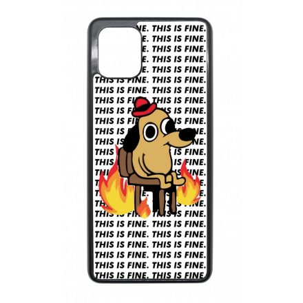 This is fine DOG kutyas meme Samsung Galaxy Note 10 Lite tok