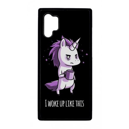 Unikornis - morcos reggel unicorn egyszarvú Samsung Galaxy Note 10 Plus tok