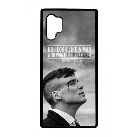 Tommy Shelby simple life idezet peaky blinders Samsung Galaxy Note 10 Plus tok