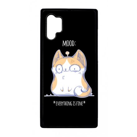 Cat Mood cicas macskas this is fine Samsung Galaxy Note 10 Plus tok