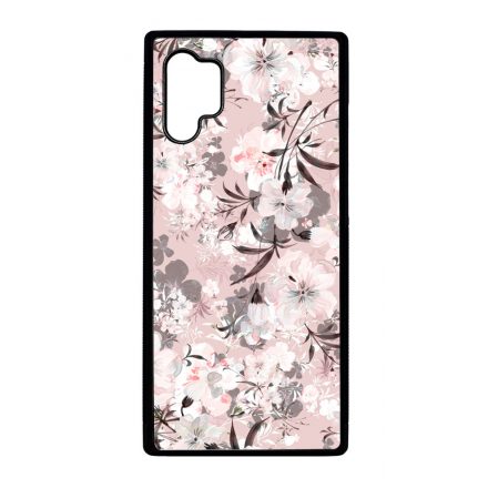 Puderpink tavaszi viragos Samsung Galaxy Note 10 Plus tok