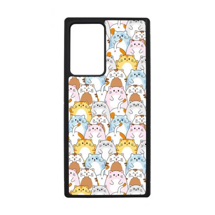 Tündéri Kawaii cica mintás Samsung Galaxy Note 20 Ultra tok