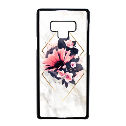 Marble Love marvany mintas viragos Samsung Galaxy Note 9 tok