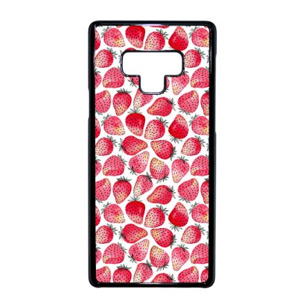 Strawberry BOOM - Eper mintás Samsung Galaxy Note 9 tok