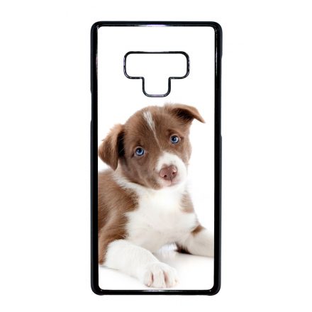 Édes Border Collie kölyök kutyus Samsung Galaxy Note 9 tok