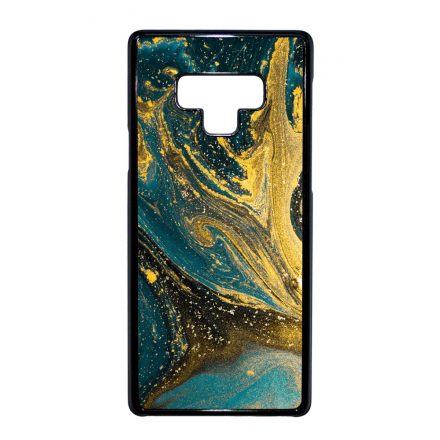 Golden Blue marvanyos marvany mintas Samsung Galaxy Note 9 tok