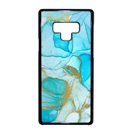 Ocean Blue Gold marvanyos marvany mintas Samsung Galaxy Note 9 tok