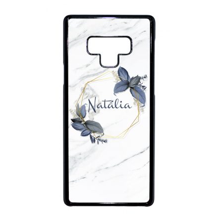 marble marvany mintas viragos Samsung Galaxy Note 9 tok