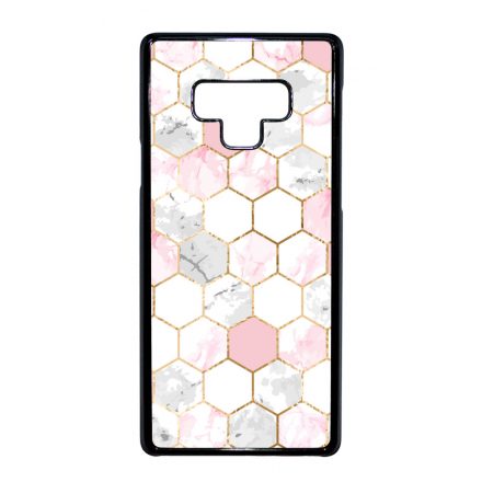 Geometric Rose Gold marvanyos marvany mintas Samsung Galaxy Note 9 tok