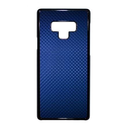 Gyönyörű kék karbon fiber mintás Samsung Galaxy Note 9 tok