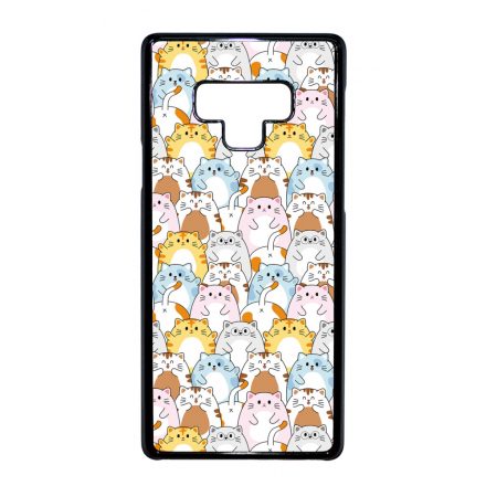 Tündéri Kawaii cica mintás Samsung Galaxy Note 9 tok