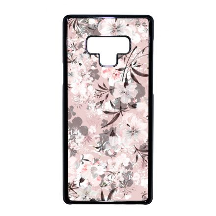 Puderpink tavaszi viragos Samsung Galaxy Note 9 tok