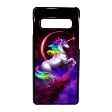 unicorn unikornis fantasy csajos Samsung Galaxy S10 fekete tok