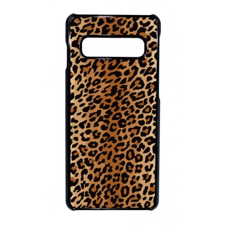 Classic Leopard Wild Beauty Animal Fashion Csajos Allat mintas Samsung Galaxy S10 tok