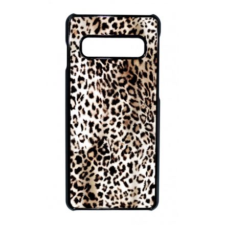 Natural Leopard Wild Beauty Animal Fashion Csajos Allat mintas Samsung Galaxy S10 tok