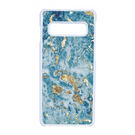 Blue Gold marvanyos marvany mintas Samsung Galaxy S10 tok