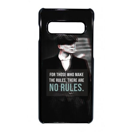 Tommy Shelby No rules idezet peaky blinders Samsung Galaxy S10 tok