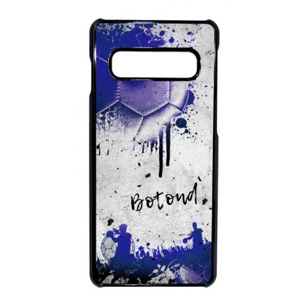 Kerd a neveddel BLUE kezilabda mintas Samsung Galaxy S10 tok