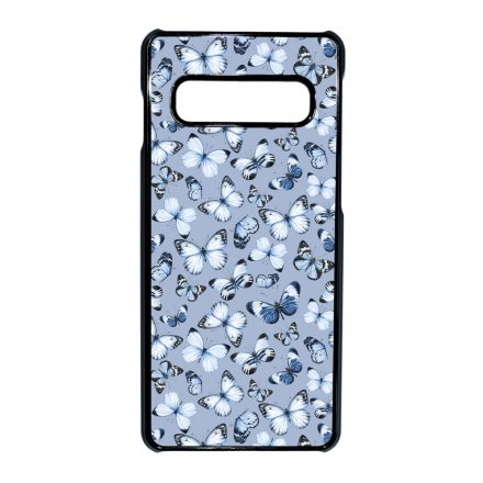 Szepseges kek pillangok Samsung Galaxy S10 tok