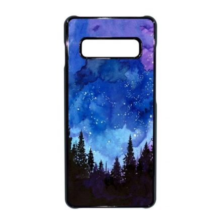 téli karácsonyi art Samsung Galaxy S10 Plus fekete tok