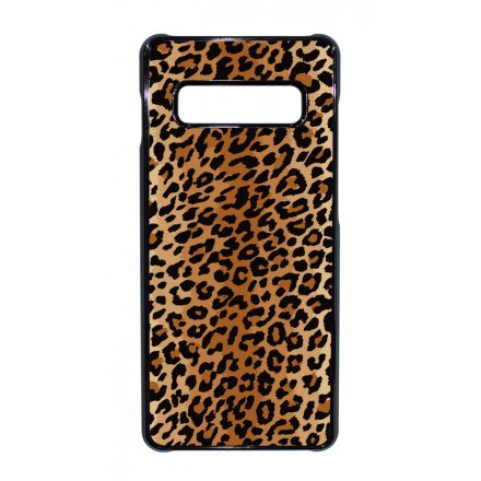 Classic Leopard Wild Beauty Animal Fashion Csajos Allat mintas Samsung Galaxy S10 Plus tok