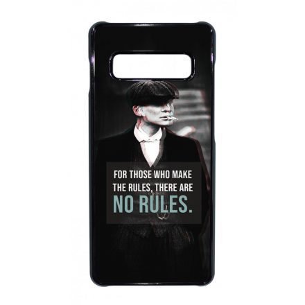 Tommy Shelby No rules idezet peaky blinders Samsung Galaxy S10 Plus tok