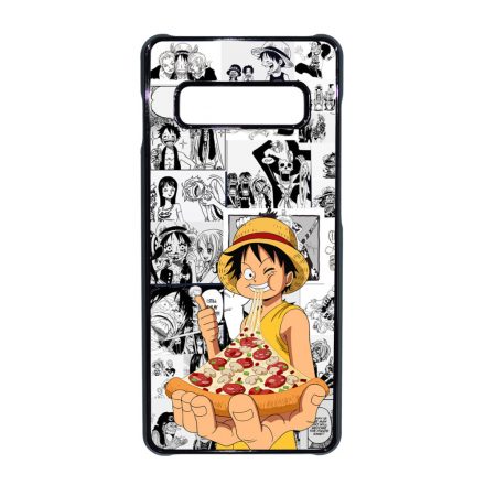 Monkey D Luffy Pizza - One Piece Samsung Galaxy S10 Plus tok