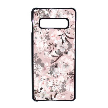 Puderpink tavaszi viragos Samsung Galaxy S10 Plus tok