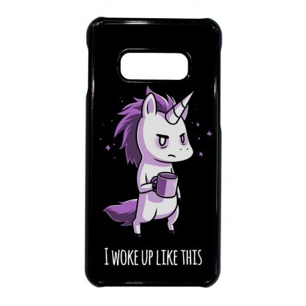 Unikornis - morcos reggel unicorn egyszarvú Samsung Galaxy S10E tok