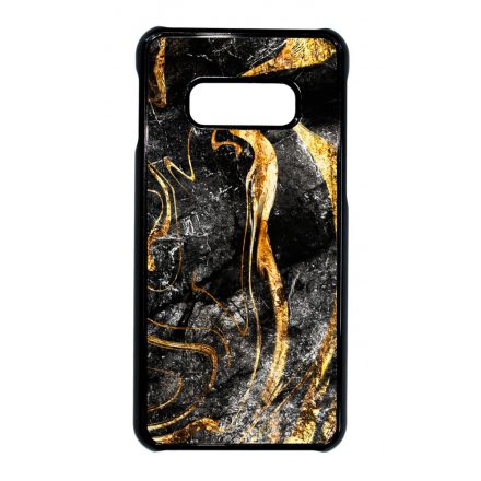 Luxury Golden Black marvanyos marvany mintas Samsung Galaxy S10E tok