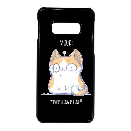 Cat Mood cicas macskas this is fine Samsung Galaxy S10E tok