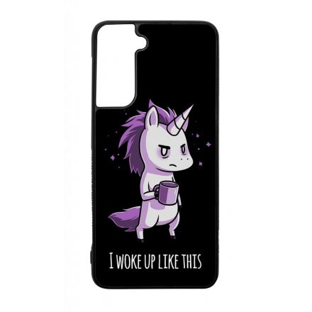 Unikornis - morcos reggel unicorn egyszarvú Samsung Galaxy S21 tok