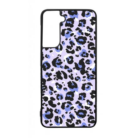 Purple Leopard Wild Beauty Animal Fashion Csajos Allat mintas Samsung Galaxy S21 tok