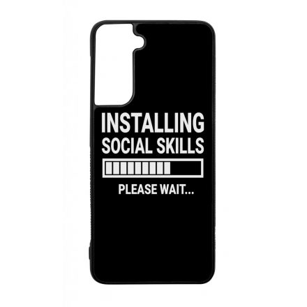 Installing social skills Antisocial Antiszocialis Meno Trendi Samsung Galaxy S21 tok