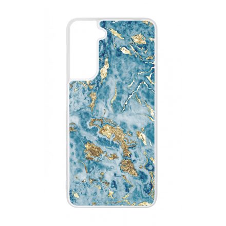 Blue Gold marvanyos marvany mintas Samsung Galaxy S21 tok