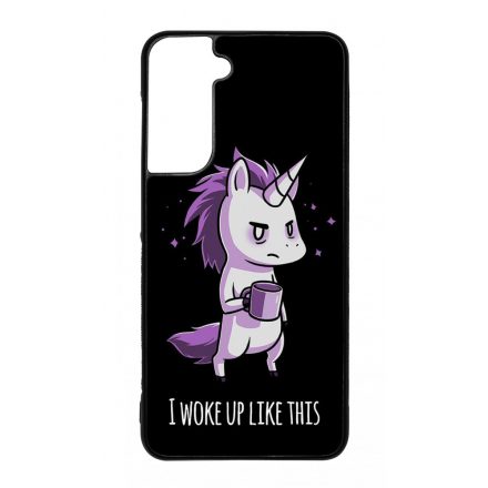 Unikornis - morcos reggel unicorn egyszarvú Samsung Galaxy S21 FE tok