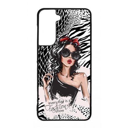 Fashion Show Girl Wild Beauty Animal Fashion Csajos Allat mintas Samsung Galaxy S21 FE tok