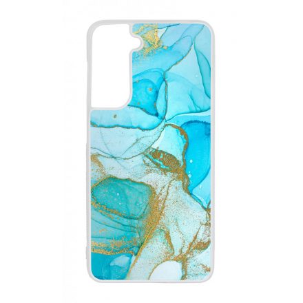 Ocean Blue Gold marvanyos marvany mintas Samsung Galaxy S21 FE tok