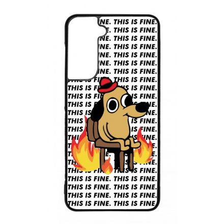 This is fine DOG kutyas meme Samsung Galaxy S21 FE tok