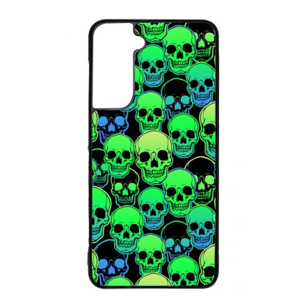 Green Skulls - Halloween Samsung Galaxy S21 FE tok