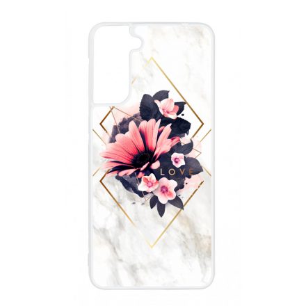 Marble Love marvany mintas viragos Samsung Galaxy S21 Plus tok