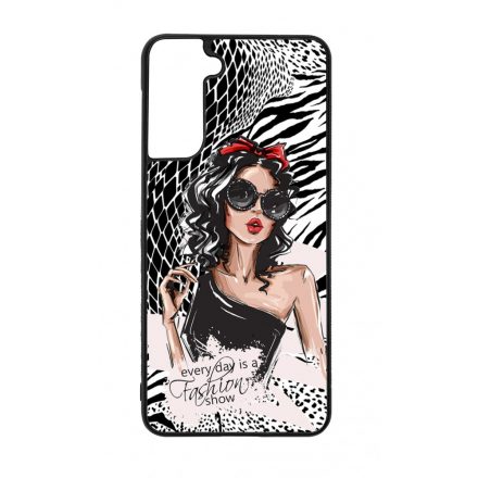 Fashion Show Girl Wild Beauty Animal Fashion Csajos Allat mintas Samsung Galaxy S21 Plus tok