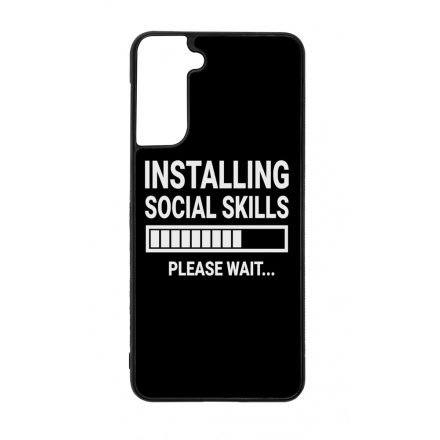 Installing social skills Antisocial Antiszocialis Meno Trendi Samsung Galaxy S21 Plus tok